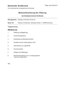 thumbnail of 2019-08-20 SA Großensee Bekanntmachung