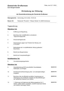 thumbnail of 2022-12-08 Einladung zur Sitzung der Gemeindevertretung