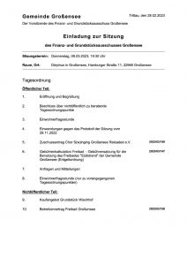 thumbnail of 2023-03-09 Einladung Finanz- und Grundstücksausschuss