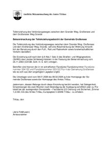 thumbnail of 20260108_08.01.2026 Amtliche Bekanntmachung des Amtes Trittau der Teileinziehung des Verbindungsweges zwischen dem Grander Weg, Großensee und dem Großenseer Weg Grande